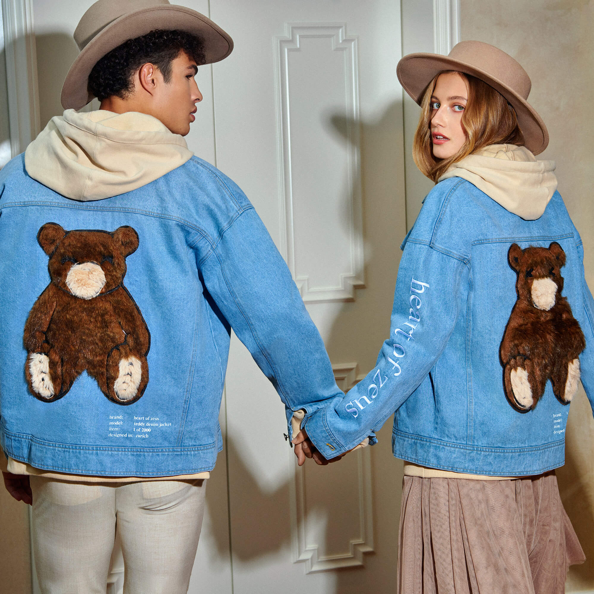Sell Gucci Teddy Bear Denim Jacket - Blue | HuntStreet.com