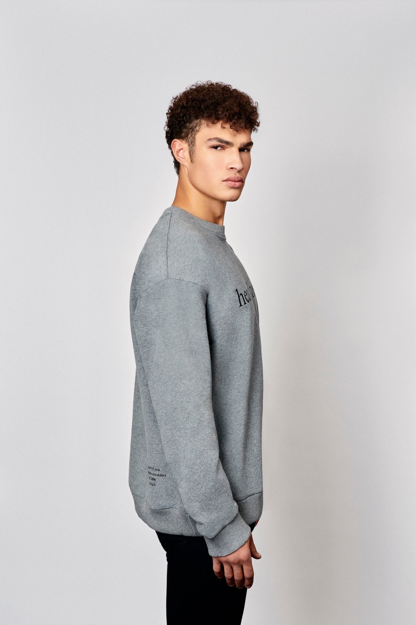 grey sweater - unisex