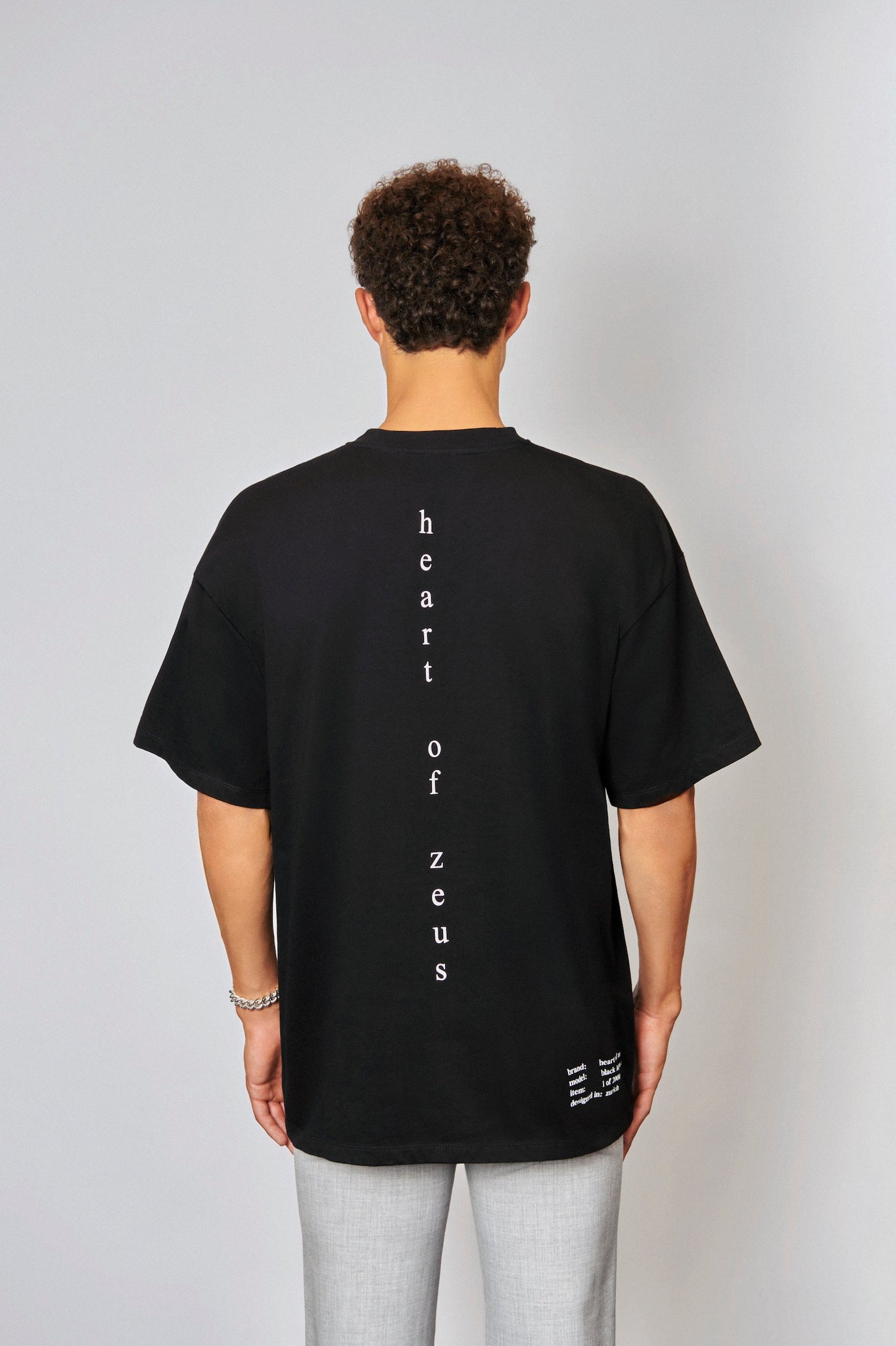 black logo t-shirt - unisex